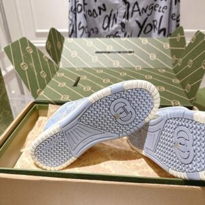 gucci re web sneakers white blue