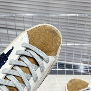 golden goose superstar sabot blue