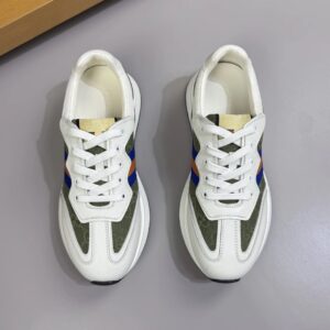 gucci ​re motion premium sneakers white green
