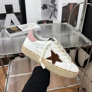 golden goose hi star sneakers brown