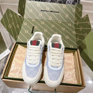 gucci re web sneakers white blue