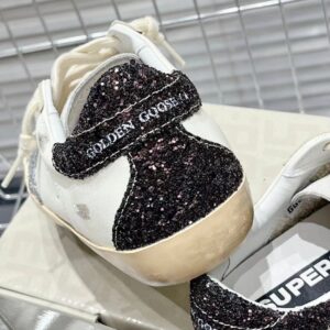 golden goose superstar sneakers black silver