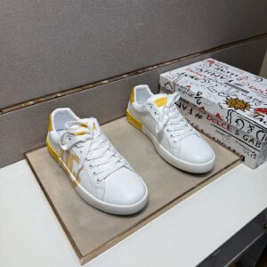 dolce & gabbana sneakers white yellow