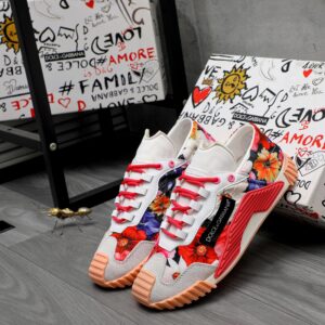 dolce & gabbana sneakers floral multicolor