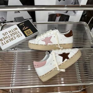 golden goose hi star sneakers brown