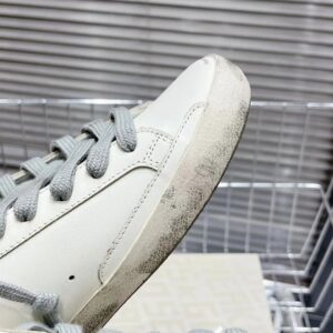 golden goose superstar sneakers silver
