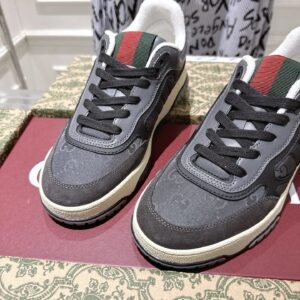 gucci re web sneakers black