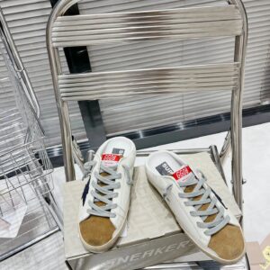 golden goose superstar sabot blue