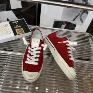 golden goose vstar2 sneakers red
