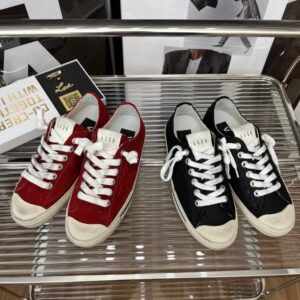 golden goose vstar2 sneakers red