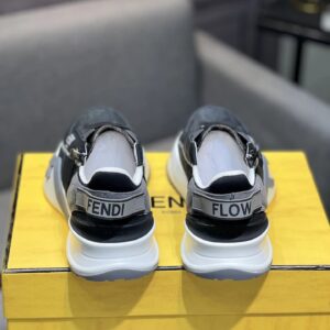 fendi flow men's fashion sneakers black