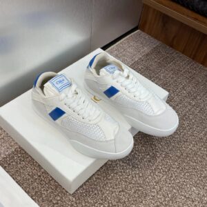 chloe white blue sneakers
