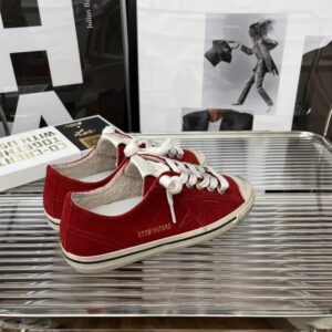 golden goose vstar2 sneakers red