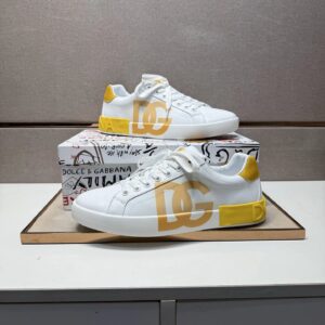 dolce & gabbana sneakers white yellow