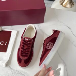 gucci 3d gg trainers red
