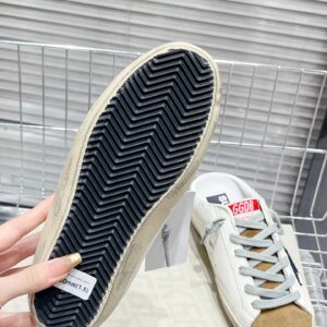 golden goose superstar sabot blue