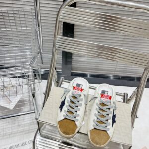 golden goose superstar sabot blue