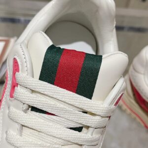 gucci re web sneakers pink beige