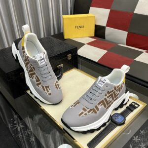 fendi new driving sneakers grey