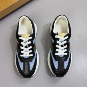 gucci ​re motion premium sneakers black blue