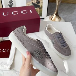 gucci 3d gg trainers grey