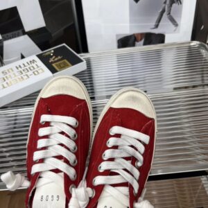 golden goose vstar2 sneakers red