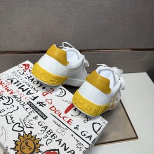 dolce & gabbana sneakers white yellow