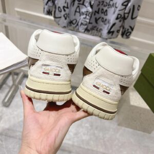 gucci re web sneakers white brown