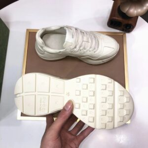 gucci rhyton clunky sneakers white yellow