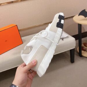 hermes lift slip ons sneakers white