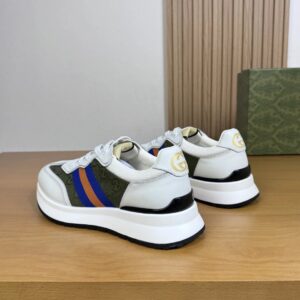 gucci ​re motion premium sneakers white green