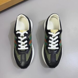 gucci ​re motion premium sneakers black green