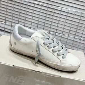golden goose superstar sneakers silver