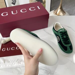 gucci 3d gg trainers green black