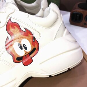 gucci rhyton clunky sneakers white yellow