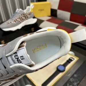 fendi new driving sneakers grey