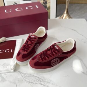 gucci 3d gg trainers red