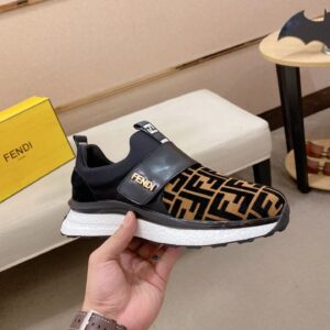 fendi high top sneakers black