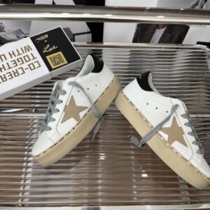 golden goose hi star sneakers black beige
