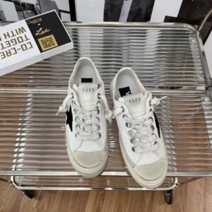 golden goose vstar2 sneakers canvas black