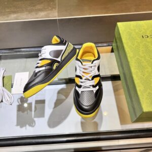 gucci screener low top sneakers yellow