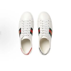 gucci ace embroidered low top sneakers bee embroidery