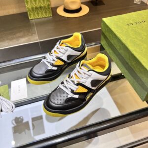 gucci screener low top sneakers yellow