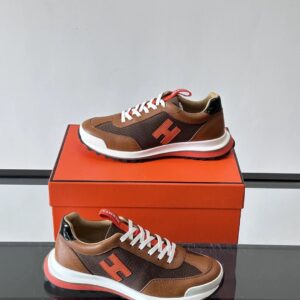 hermes hugo sneakers brown