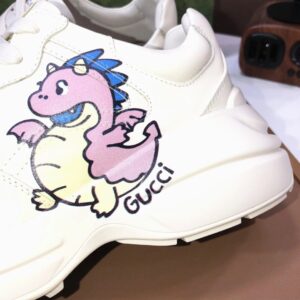 gucci rhyton clunky sneakers white dragon