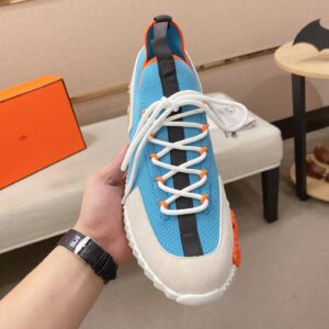 hermes lift slip ons sneakers blue white