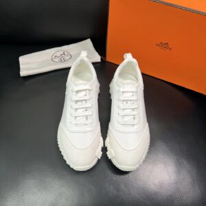 hermes bouncing luxury sneakers white