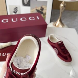 gucci 3d gg trainers red