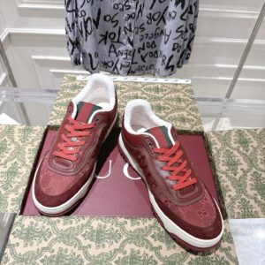 gucci re web sneakers red