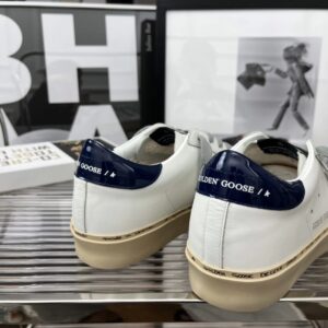 golden goose hi star sneakers white glitter